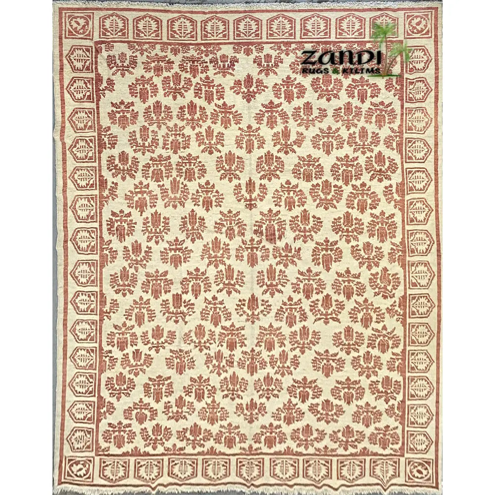 Hand knotted Afghani Hollywood design rug size 9'10''x13'3'' RR11592